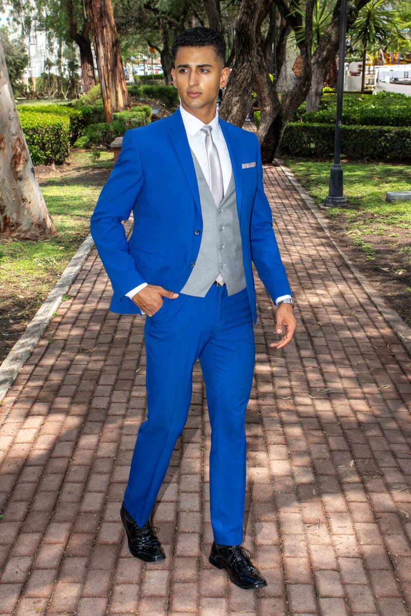 Traje Azul Cobalto ½ Etiqueta